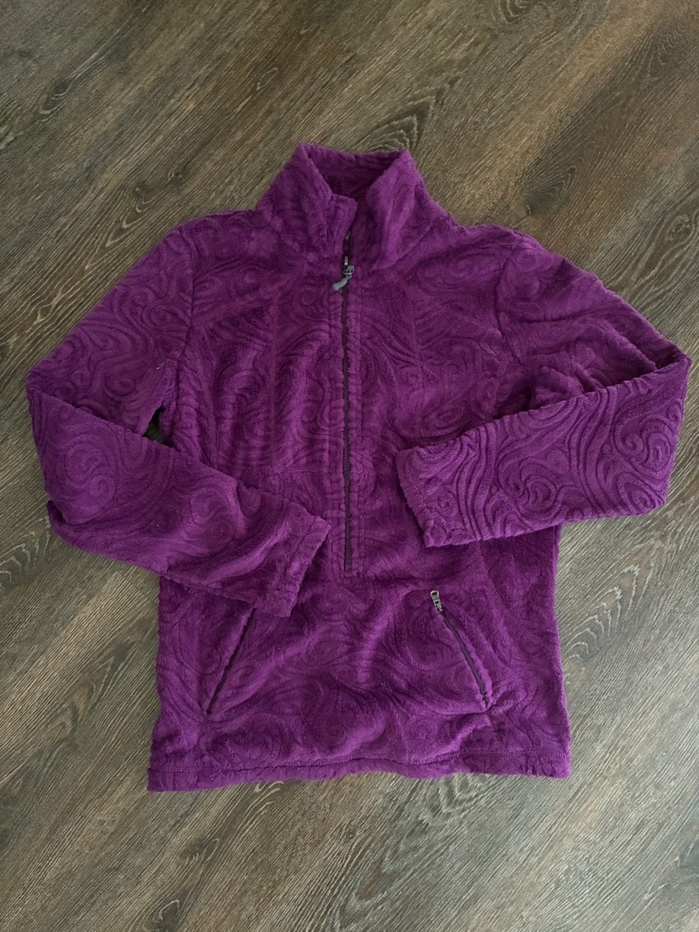 Athleta Purple Zip Up